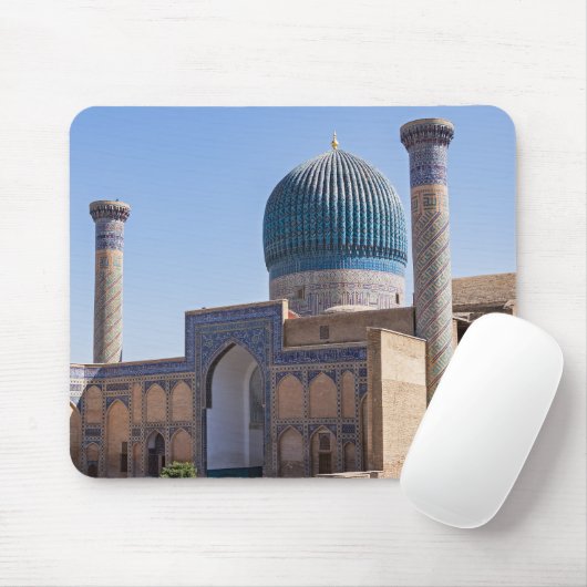 Mausoleum von Amir Timur - Samarkand, Usbekistan Mousepad (Mit Mouse)