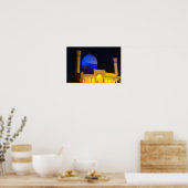 Mausoleum von Amir Timur - Samarkand, Usbekistan Poster (Küche)