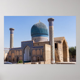 Mausoleum von Amir Timur - Samarkand, Usbekistan Poster