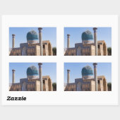 Mausoleum von Amir Timur - Samarkand, Usbekistan Rechteckiger Aufkleber (Blatt)