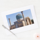Mausoleum von Amir Timur - Samarkand, Usbekistan Rechteckiger Aufkleber (Umschlag)
