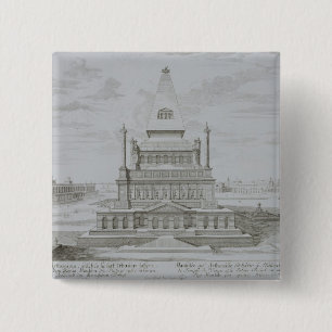 Mausoleum von Halicarnassus, Bodrum, die Türkei, Button