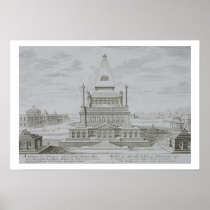 Mausoleum von Halicarnassus, Bodrum, die Türkei, Poster