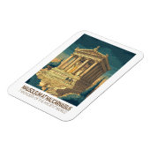 Mausoleum von Halikarnassos 7 Weltwunder Magnet (Linke Seite)