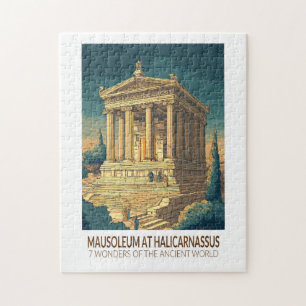 Mausoleum von Halikarnassos 7 Weltwunder Puzzle