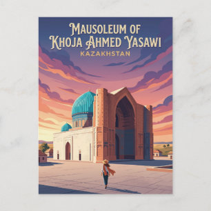 Mausoleum von Khoja Ahmed Yasawi Kasachstan Postkarte