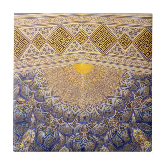 Mausoleum von Timur in Samarkand, Usbekistan Fliese (Vorderseite)