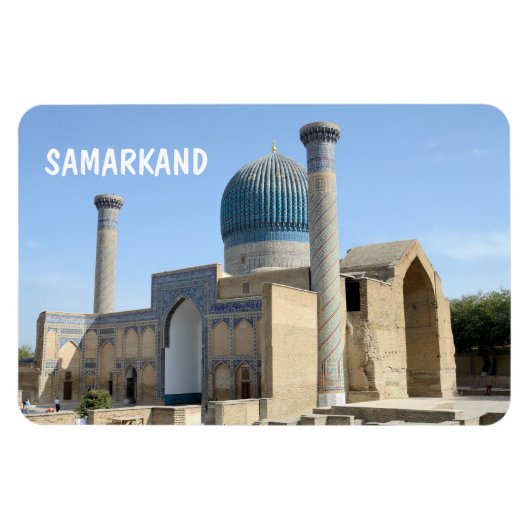 Mausoleum von Timur in Samarkand, Usbekistan Magnet (Horizontal)