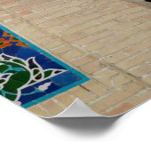 Mausoleum von Timur in Samarkand, Usbekistan Poster (Ecke)