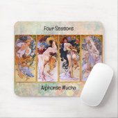 MAUSPAD - Alphonse Muchas "Four Seasons"-Kunst (Mit Mouse)