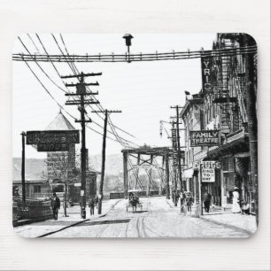 Mauspad aus den 1900er Jahren aus Pittston, Pa.