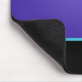 Mauspad Blau Schwarze Mausmatte (Ecke)
