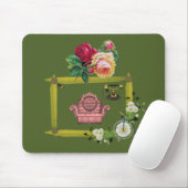 Mauspad Blumenmuster (Mit Mouse)