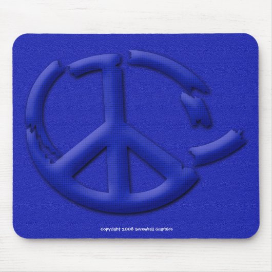 Mauspad Broken Peace (Vorne)