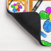 Mauspad Buntstift (Ecke)