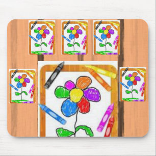 Mauspad Buntstift