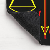 Mauspad "CANCEL JUSTICE" (Ecke)