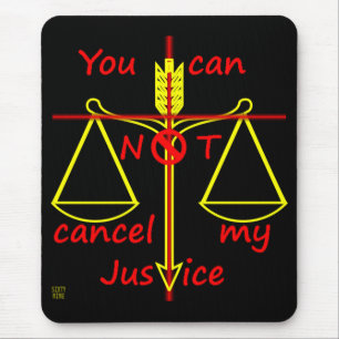 Mauspad "CANCEL JUSTICE"