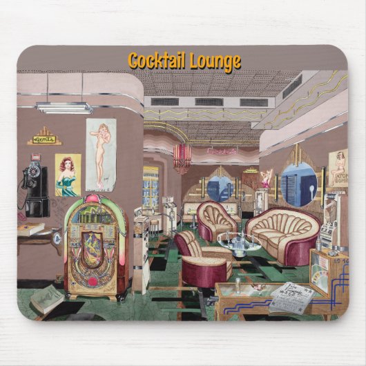 MAUSPAD - Cocktail Lounge - Viktorianisch - P. Har (Vorne)