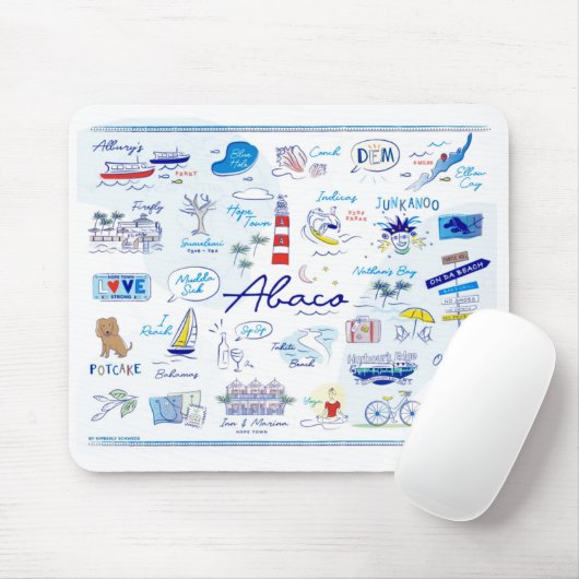 Mauspad - "Die ABC's OF Hope Town" (Mit Mouse)