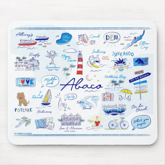 Mauspad - "Die ABC's OF Hope Town" (Vorne)