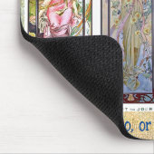 MAUSPAD - Die "Zeiten des Tages" von Alphonse Much (Ecke)