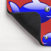 Mauspad Fisch (Ecke)