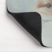 Mauspad, Fuchswelpe im Winter Mousepad (Ecke)