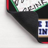 Mauspad für den Computer - Trinken Sie Bier nicht. (Ecke)