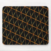 Mauspad für gelbe und schwarze, klassische abstrak (Vorne)