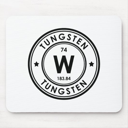 Mauspad für Wolframelemente (Vorne)