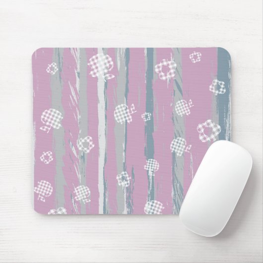 Mauspad – Gingham-Obstgarten (Mit Mouse)