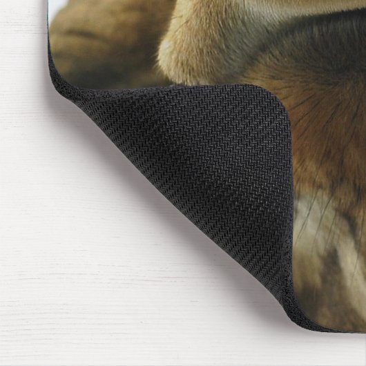 Mauspad Giraffe Kuss (Ecke)