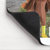 Mauspad. Glückliches Erntedankfest, Geparden-Truth Mousepad (Ecke)