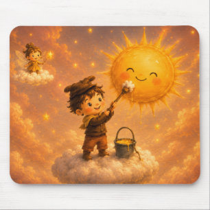 Mauspad Golden Clouds