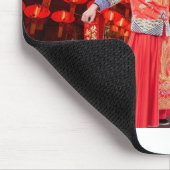 Mauspad. Happy Chinese New Year. Panda/man Mousepad (Ecke)