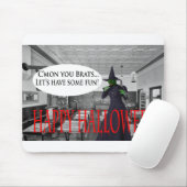 Mauspad. Happy Halloween. KatzenHexe Mousepad (Mit Mouse)