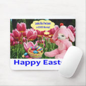 Mauspad. Happy Oaster. Alpaca/Hunny Mousepad (Mit Mouse)