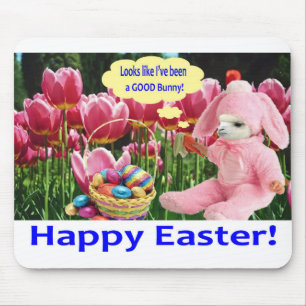 Mauspad. Happy Oaster. Alpaca/Hunny Mousepad