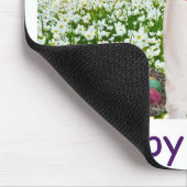 Mauspad. Happy Oaster. klipspringt/sonnig Mousepad (Ecke)