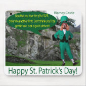 Mauspad. Happy St. Patrick's Day. Mousepad (Vorne)