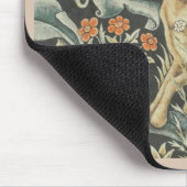 Mauspad - Hase und Pfau (Ecke)