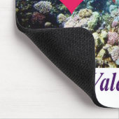 Mauspad. Herzlichen Glückwunsch Valentinstag. Mousepad (Ecke)