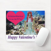 Mauspad. Herzlichen Glückwunsch Valentinstag. Mousepad (Mit Mouse)