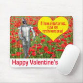 Mauspad. Herzlichen Glückwunsch Valentinstag. schw Mousepad (Mit Mouse)
