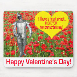 Mauspad. Herzlichen Glückwunsch Valentinstag. schw Mousepad