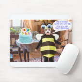 Mauspad. Herzlichen Glückwunsch zum Geburtstag. Bi Mousepad (Mit Mouse)
