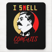 Mauspad "I SMELL COMMIES 3 STALIN" (Vorne)