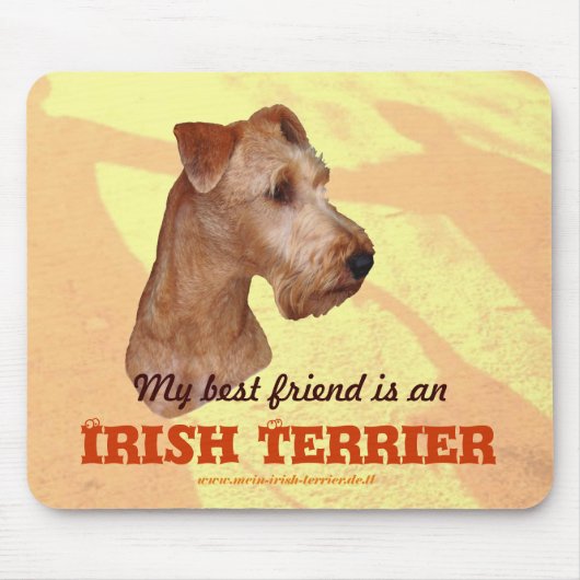 Mauspad "Irish Terrier" (Vorne)