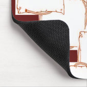 Mauspad-Kabelbinder oder Mauspad-Seil, im Allgemei Mousepad (Ecke)